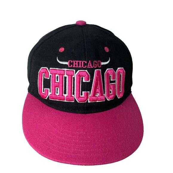 Pink Chicago Snapback Hat Horns Leader L.O.G.A. Generation Apparel Adjustable - Picture 1 of 10